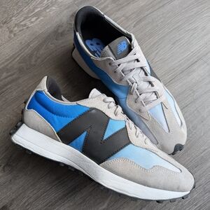 New Balance 327 Light Aluminum Cobalt Blue